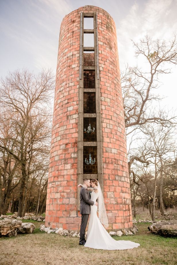 Silo and Oak