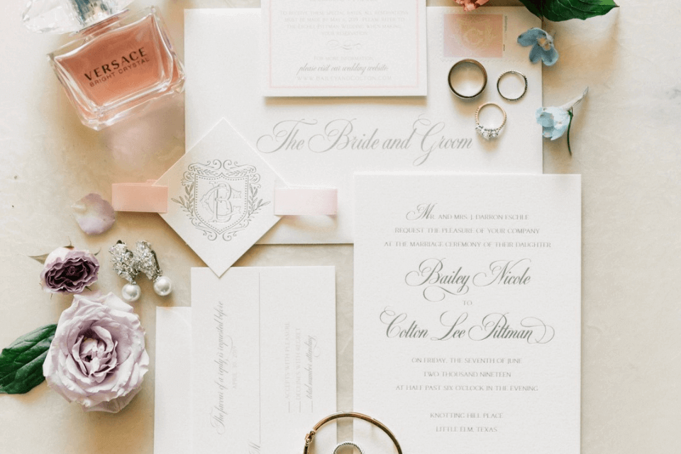 November Herbarium Wedding Invitation