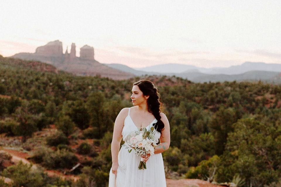 Desert Sage Hair and Makeup